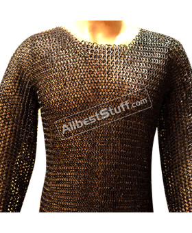 Strong Round Rivet with Flat Washer Chain Mail Shirt Chest 38
